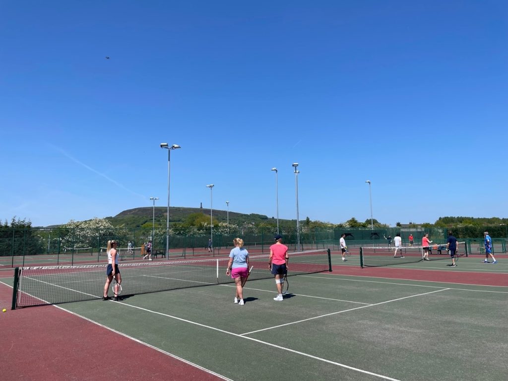 Fun tennis tournament at Holcombe Brook