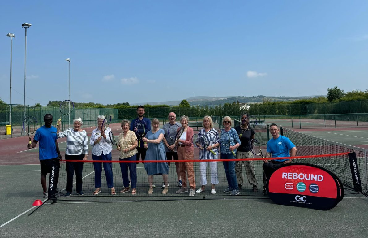 A Rebound session at Holcombe Brook Tennis Club